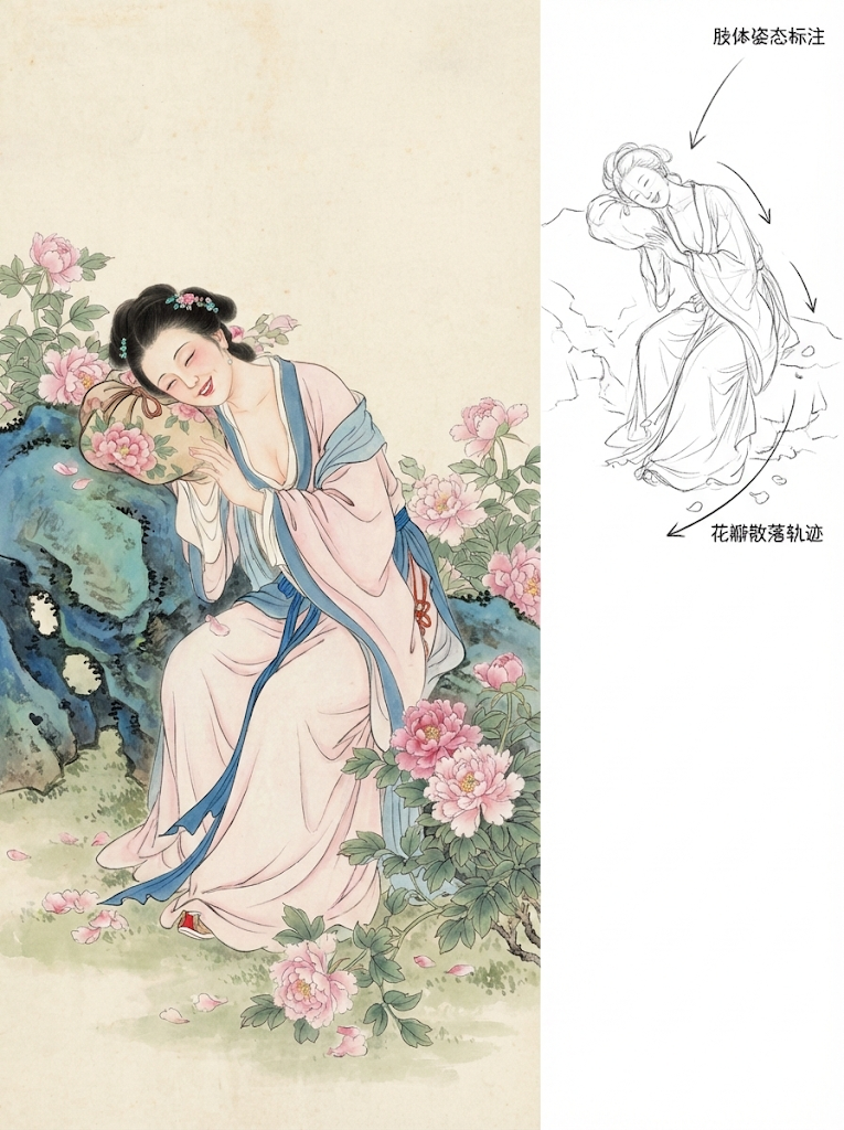 Nanobanana提示词-｜复刻红楼梦金陵十二钗图（附全套提示词）